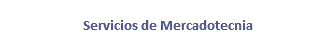  Servicios de Mercadotecnia