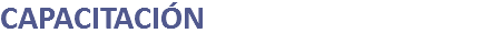 CAPACITACIÓN
